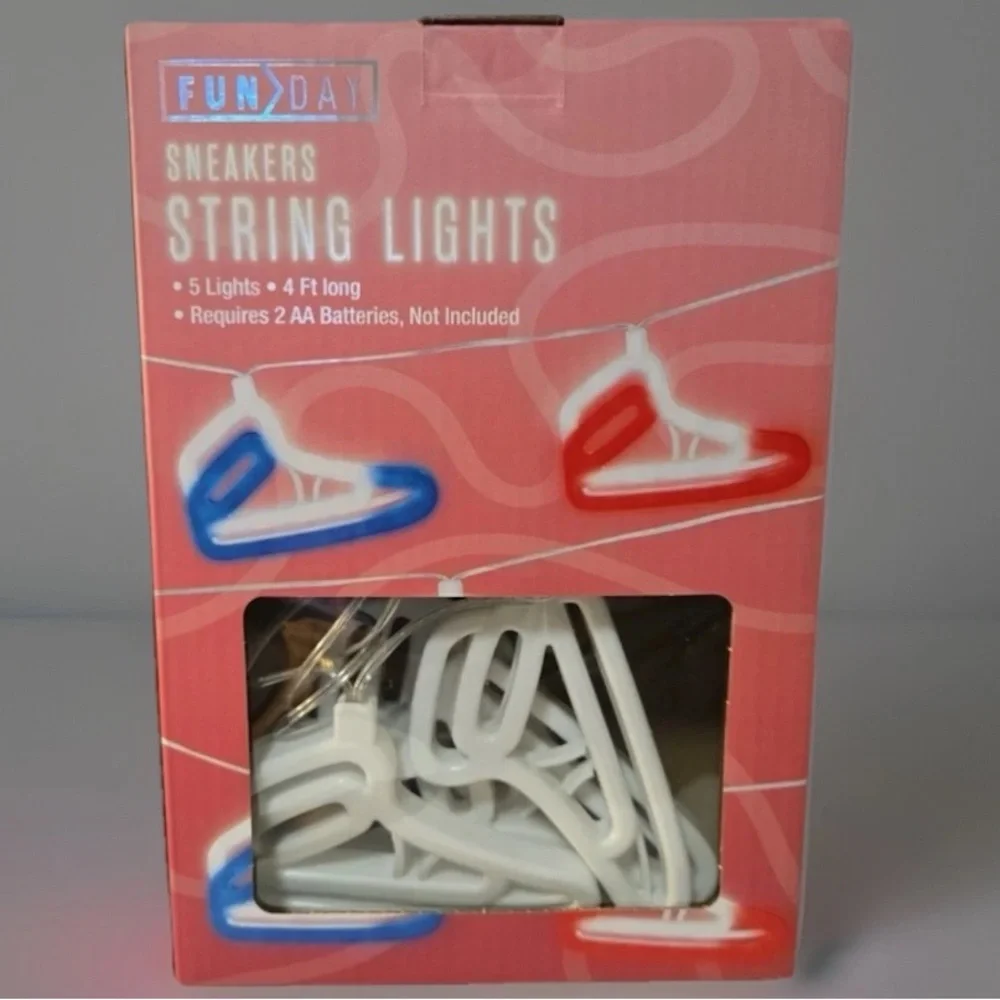 Fun Day Sneakers String Lights- 2 pack retails $19.99 each